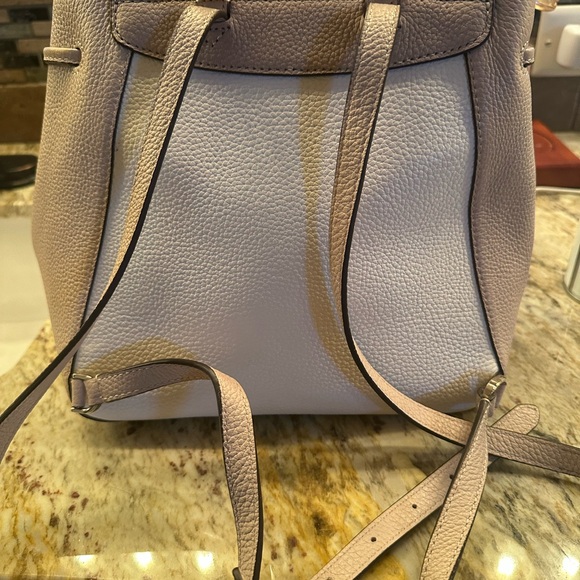 Kate Spade Cream and Tan Leather Backpack - Picture 4 of 8